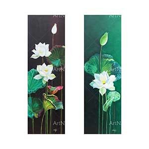 2-teilige Lotus Bluhmen