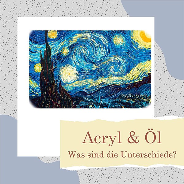 Unterschied Öl- vs. Acrylfarben bei Gemälden